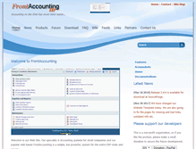 Tablet Screenshot of frontaccounting.com